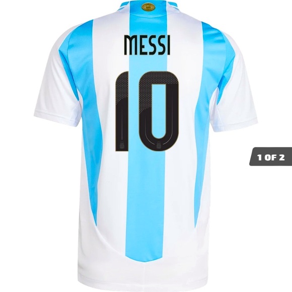 Argentina Adidas Jersey 2024 Messi 10 NWT ⚽️🏆⭐️⭐️⭐️🇦🇷 - Picture 15 of 15